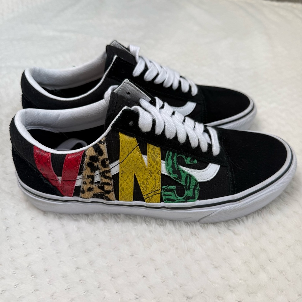 Vans Old Skool multi shoes W8.5 M7 like new - Picture 4 of 15